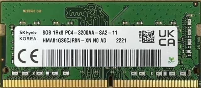 8GB DDR4 メモリ 4枚 PC4-3200AA-SA2-11 8GB DDR4 メモリ 4枚