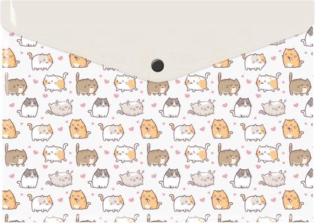 Biurfol Teczka Kopertowa Koperta Na Zatrzask A4 Pp Kittens Kotki