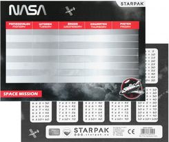 Zdjęcie Starpak Plan Lekcji Z Tabliczką Mnożenia A5 Nasa V2 - Radlin