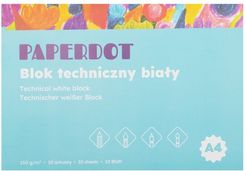 Zdjęcie Paperdot Blok Techniczny Biały A4 150G 10 Arkuszy - Bartoszyce