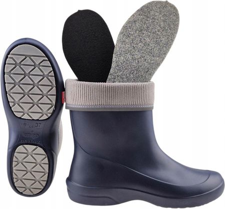 Kalosze Piankowe Damskie Ultra Lekkie Ciepłe Polskie Lemigo Olga 39