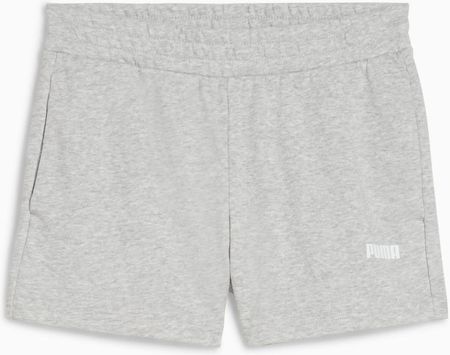 Szorty damskie Puma ESS SMALL LOGO 4 TR szare 68833004