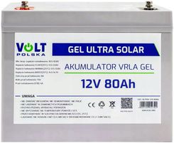 Zdjęcie Akumulator żelowy Volt GEL VPRO Premium 12V 80Ah - Szepietowo