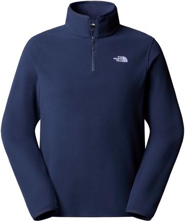 Polar męski The North Face GLACIER FLEECE 1/4 ZIP granatowy NF0A8D0Q8K2