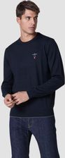 Zdjęcie AERONAUTICA MILITARE Granatowy sweter męski Merino, Rozmiar 3XL - Warszawa