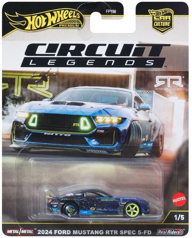 Zestaw Hot Wheels Premium Car Culture Circuit Legends 5 Autek