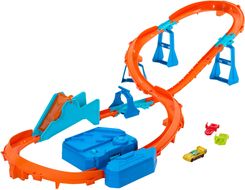Zdjęcie Hot Wheels Track Creator Tor Super skok Zestaw z napędem + autko JDB49 - Józefów nad Wisłą