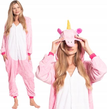 Piżama Damska Kombinezon Kigurumi Onesie Kostium Pegaz Różowy 155-165 cm M