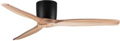 Zdjęcie Luces Exclusivas Lampowentylator Sufitowy Josecito Do Salonu Drewniany Czarny (LE44962) - Knurów