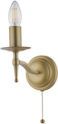 Dar Lighting Kinkiet Ścienny Świecznikowy Mar0745-Eh Marble Pałacowy Mosiężny (Mar0745Eh)