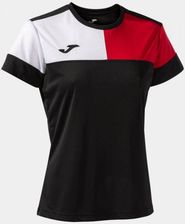 Zdjęcie Joma Koszulka Crew V Short Sleeve W 901856.106 Czarny - Rakoniewice