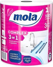 Zdjęcie Delkor Mola Complex 3w1 Ręcznik Papierowy Kuchenny 3-Warstwowy Z Czyściwem 1 Rolka - Wojkowice