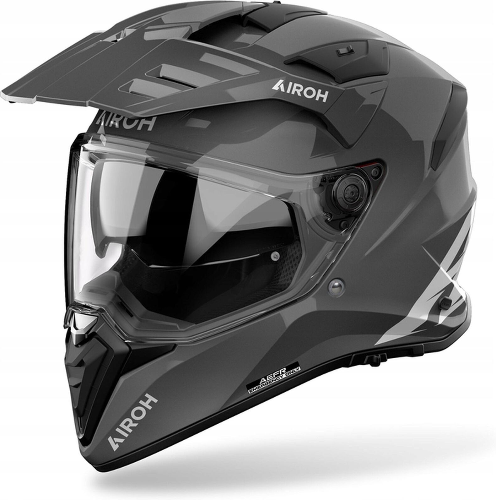 Kask motocyklowy Airoh Bandit Color Dark Grey Gloss Szary - Opinie