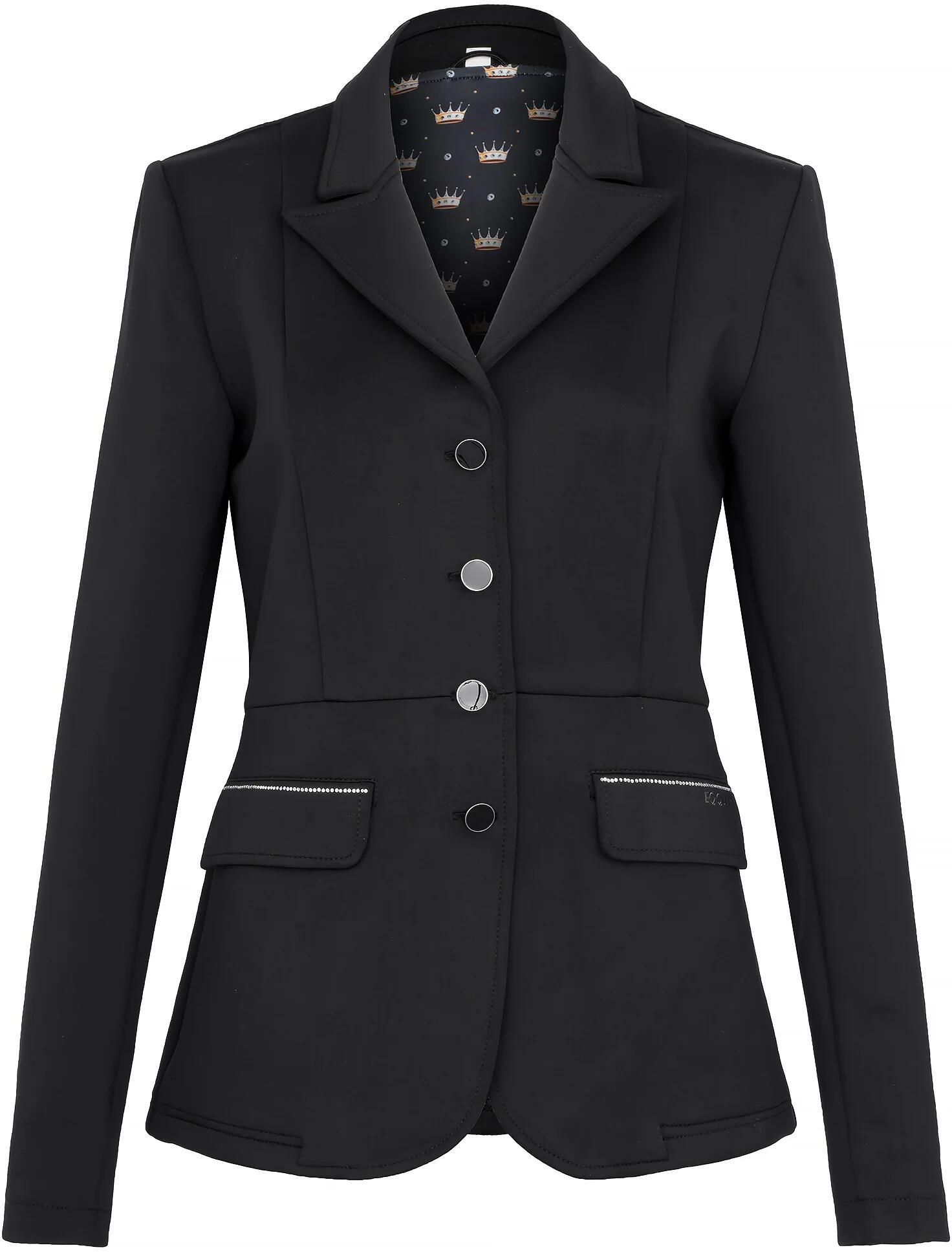 EQUESTRIAN QUEEN Faith Damen Turnierjacke – Mit Kristall-Details, Atmungsaktiv & Elastisch