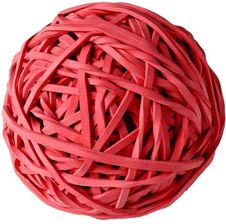 Zdjęcie D.Rect Gumka Recepturka 100G Czerwona - Śrem