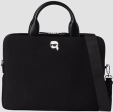 Zdjęcie KARL LAGERFELD Czarna aktówka Ikon Neop - Cieszyn