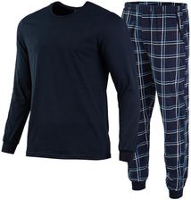 Zdjęcie Piżama męska długa HEYO HPM014 granatowa - Gdańsk