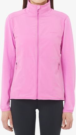 Bluza polarowa damska Salomon Sntial Lightwarm Hybrid - cyclamen