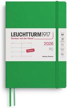 Zdjęcie PLANER TYGODNIOWY POZIOMY LEUCHTTURM1917 W MIĘKKIEJ OPRAWIE MEDIUM (A5) 2026 SPRING LEAF - Mszczonów