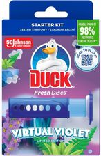 Zdjęcie Duck Fresh Discs Żelowy krążek do toalety Virtual Violet, 6 szt. - - Ostrołęka