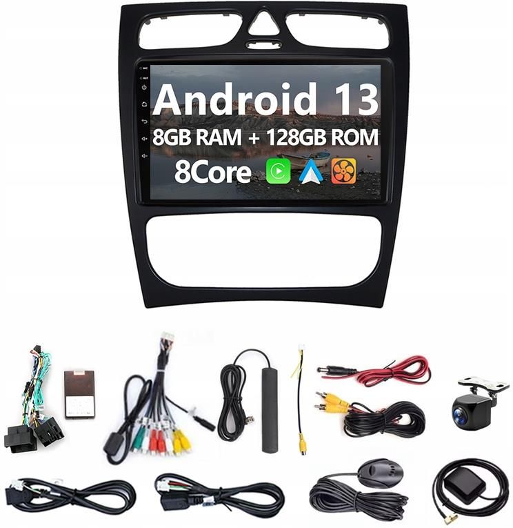 W168 Android Radioodtwarzacz samochodowy Eunavi Radio Android Benz A W168 C W203 G ...
