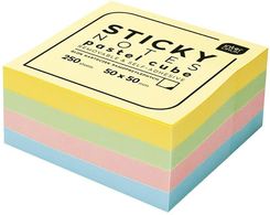 Zdjęcie Interdruk Karteczki Samoprzylepne 50X50Mm 250K Pastel - Mogilno