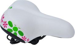 Zdjęcie Fuzlu Bikes Siodło Rowerowe Białe W Kwiatki - Prudnik