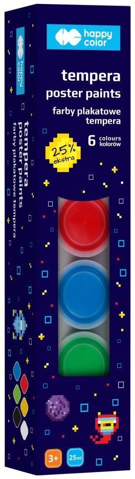 Zdjęcie Happy Color Farby Plakatowe Pixi Planet 6 Kolorów - Karczew