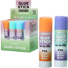 Zdjęcie Lean Klej W Sztyfcie Szkolny Biurowy Pastelowe 36G - Libiąż