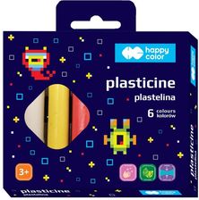 Zdjęcie Happy Color Plastelina Okrągła Pixi Planet 6 Kolorów - Ostroróg