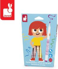 Zdjęcie Janod Flamastry Pędzelkowe 10 Kolorów 3+ - Pakość