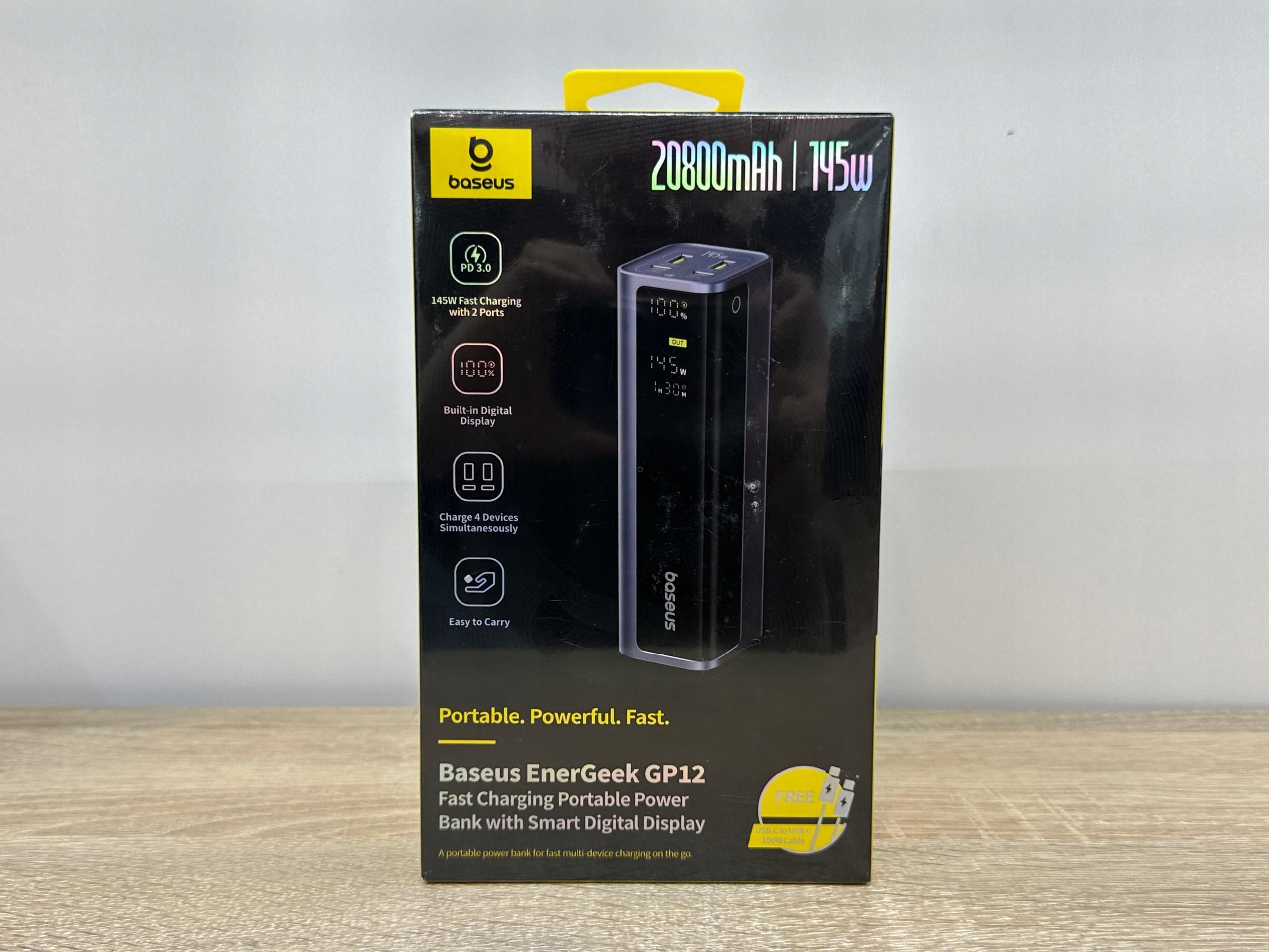 Powerbank Baseus Energeek Gr12 240W 145W (GP12) - Opinie i