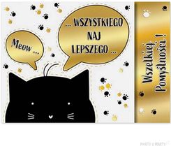 Zdjęcie Henry Karnet B6 Składany Urodziny Koty - Lubaczów