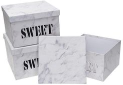 Zdjęcie Rozette Pudełko Flower Box 3szt. Sweet Biały - Bochnia