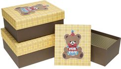 Zdjęcie Rozette Pudełko Prezentowe Dziecięce 3szt. Miś - Wadowice