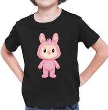 Zdjęcie Laleczka Bubu Różowa - dziecięca koszulka na prezent dla fanów Labubu - Skoczów