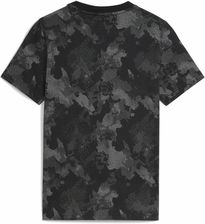 Zdjęcie Młodzieżowa koszulka Essentials Camo z nadrukiem na całej powierzchni PUMA Black - Kołobrzeg
