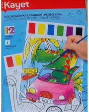 Zdjęcie Kayet Kolorowanka Z Farbami I Pędzęlkiem 3+ - Płock