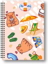 Zdjęcie Penmate Brulion A5/80K Kratka Kapibara Plaża - Kraków