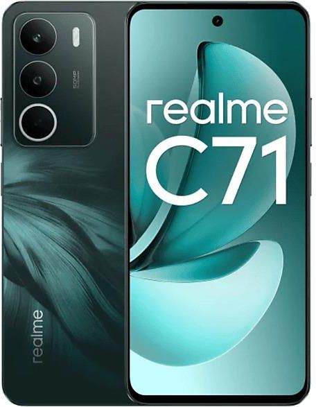 realme C71 6GB/128GB SIMフリー ホワイト Purchase the Realme C71 6GB/128GB NFC smartphone with White