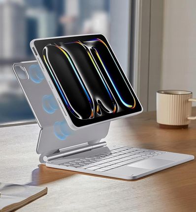 (美品) ESR Magnetic Keyboard Case 360 ESR Rebound Magnetic Keyboard Case 360, Compatible with iPad