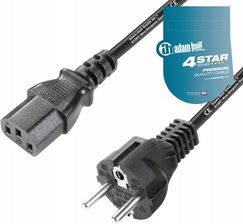 Zdjęcie Adam Hall Kabel zasilający 3x1.5mm2 Iec C13 x Cee 7/7 Schuko 0.5m - Bolków