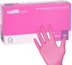 Zdjęcie Zarys Rękawice Diagnostyczne, Nitrylowe, Bezpudrowe Easycare Pink 100szt. - Rozmiar: - Xs - Karczew