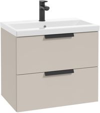 Zdjęcie Defra Szafka Łazienkowa Pod Umywalkę Faro 60Cm Szary Kaszmir Mat (001D06071) - Supraśl