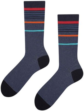 Klasyczne skarpety męskie Perfect Man - Cotton Casual, bawełniane, wizytowe skarpetki do garnituru