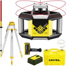 Zdjęcie NIVEL SYSTEM Laser obrotowy czerwony NL320R + Statyw SJJ1 + Łata LS-24  - Zabłudów