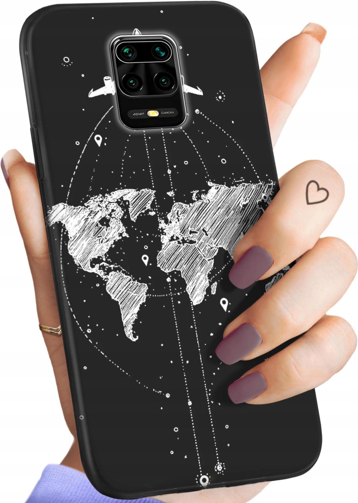 Coque Avec Cordon Pour Xiaomi Redmi Note 9 Pro/9S - Transparente, TPU, Référence CAS-13161, Neuve