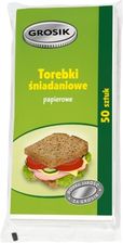 Zdjęcie Grosik Torebki Śniadaniowe 50 Szt. Papierowe - Czchów