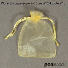 Zdjęcie Woreczki organzowe złote 7x10cm 10szt - Myślenice