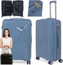 Zdjęcie Sapphire Walizka na kółkach twarda ST-3030P niebieska - duża L - Maków Podhalański